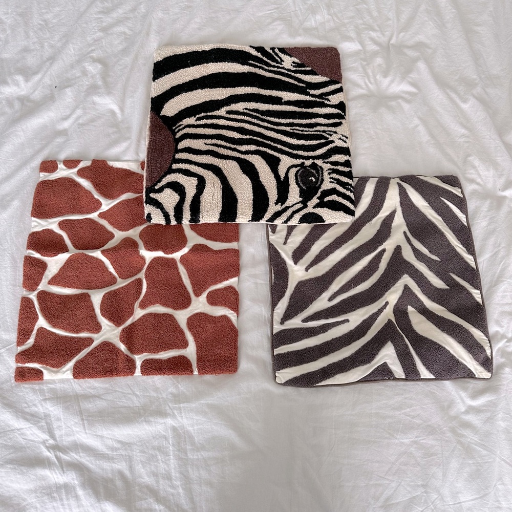 Safari Pattern Pillow Cases Set